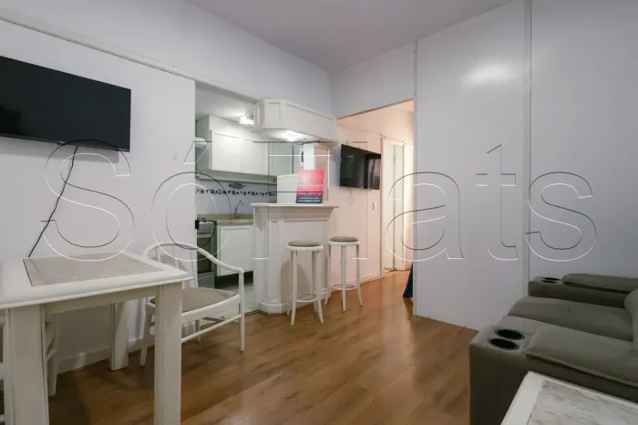 Flat Champs Elysees no Centro, próximo a Praça Princesa Isabel, melhor custo beneficio.