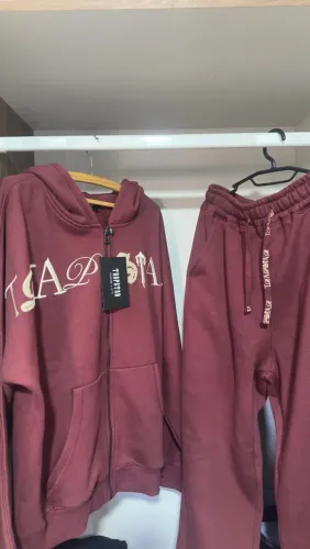 Conjunto Trapstar Moletom + Calça Vinho, M