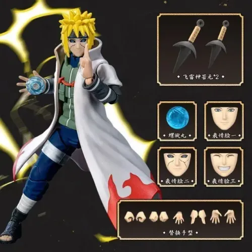 Blokees Minato Namikaze Action Figure Original USADO (ler descrição)