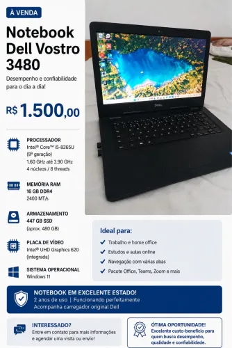 Notebook Dell 