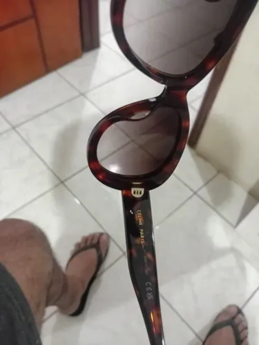 ÓCULOS CELINE PARIS ORIGINAL - CL40217U Cat Eye Triomphe Tartaruga Modelo desejado Celine