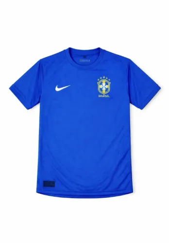 Camiseta Camisa Brasil Copa Dry Fit Unissex AZUL TM. G