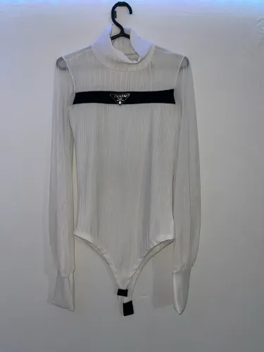 Body branco - manga longa