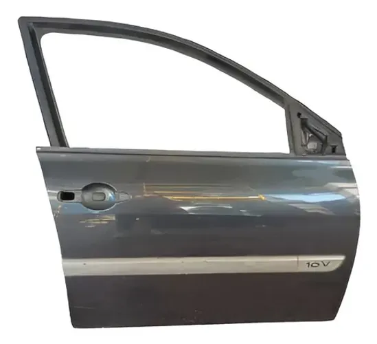 Porta Dianteira Direita Renault Megane Sd Dyn 1.6 2006 Dianteira Direito Azul