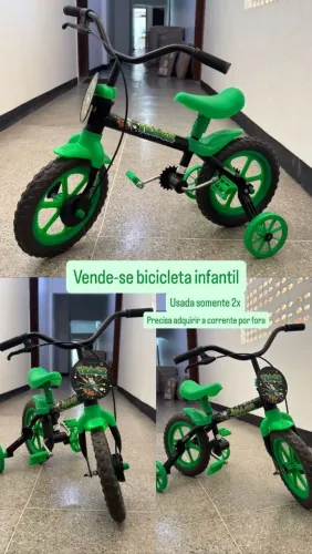 Bicicleta infantil seminova