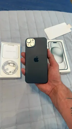 iPhone 15 Plus 128GB Preto NOVÍSSIMO | 98% Bateria | Completo na Caixa