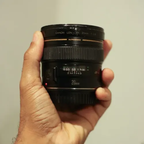 canon 20mm ultrasonic 2.8 - troco por flash