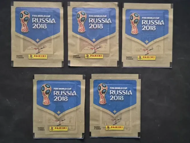 Pacote Lacrado Figurinhas Copa Do Mundo 2018