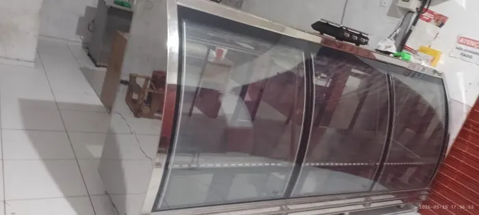 Balcão inox 3 metro para açougue