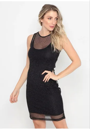 Vestido curto Colcci preto -M