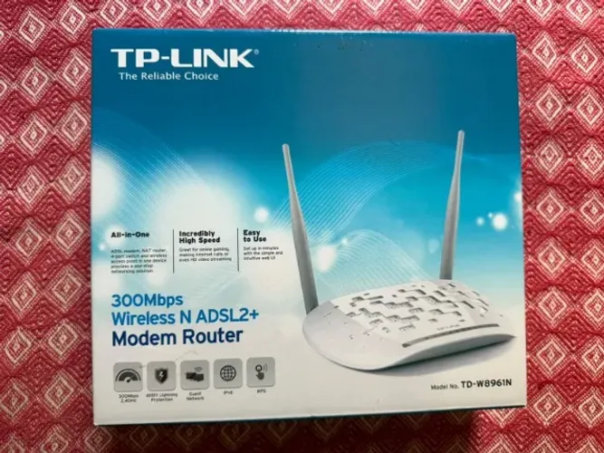 Roteador Modem TP-Link TD-W8961N - NOVO E LACRADO