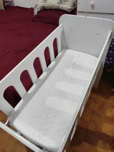 Mini berço com rodinhas+ colchão