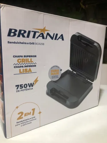 (Não é 220V) Sanduicheira Grill Britânia