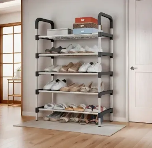 Sapateira Vertical Inox Moderno 5 Prateleiras 15 Pares z1529