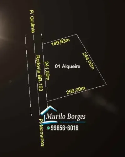 Imóvel para venda com 48400 metros quadrados em Zona Rural - Professor Jamil - GO