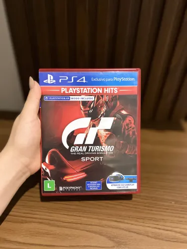Jogo Gran Turismo Sport PS4 Mídia Física Original PlayStation Hits Corrida Simulador