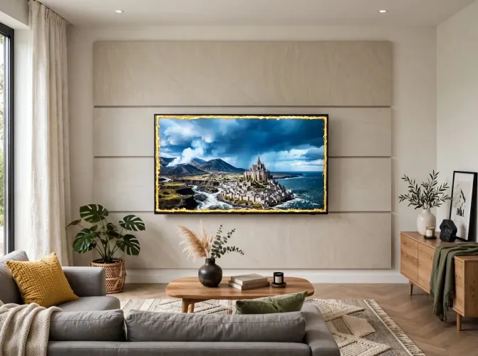 Painel areia com quartzo