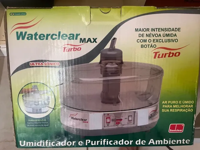 Umidificador e Purificador de Ambiente Waterclear Max Turbo - Soniclear.