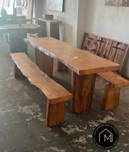 Conjunto mesa  de jaqueira