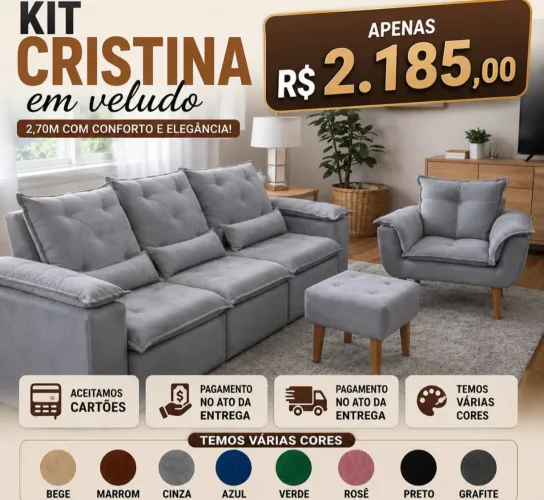Kit Cristina em Veludo