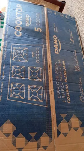 Fogão Cooktop 5 bocas Dako