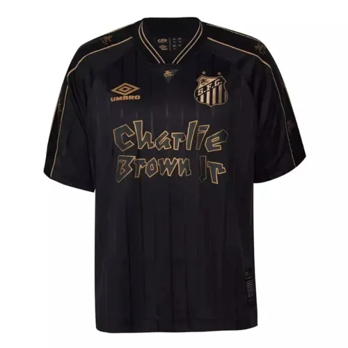 Camisa preta Charlie Brown Jr santos
