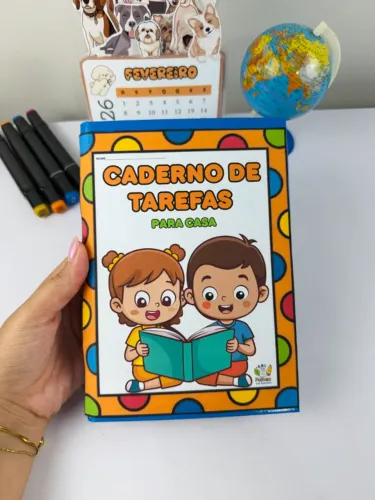 Caderno de Tarefas Infantil - 61 Páginas Completas Para Casa