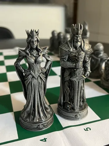 Peças de xadrez - Impressão 3D/Artesanato