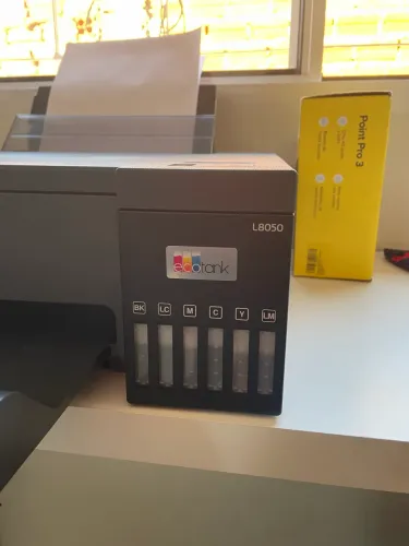 Impressora fotográfica Epson L8050 Ecotank Wifi Direct Clie, cor preta