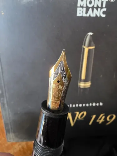 Caneta Montblanc Meisterstuck 149 tinteiro