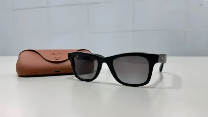 Óculos Ray Ban Meta Wayfarer Gradient Graphite Polar
