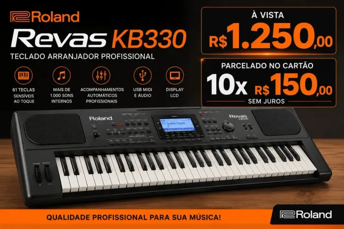 Teclado Roland Revas kB 330