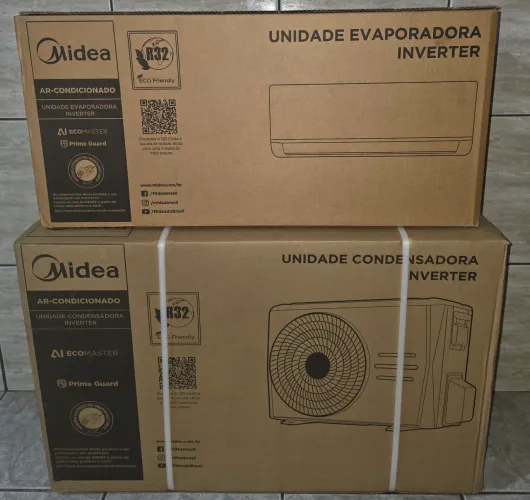 Ar Condicionado Split 12.000 BTUs Inverter AI Ecomaster Com Conectividade Wi-Fi Frio Midea