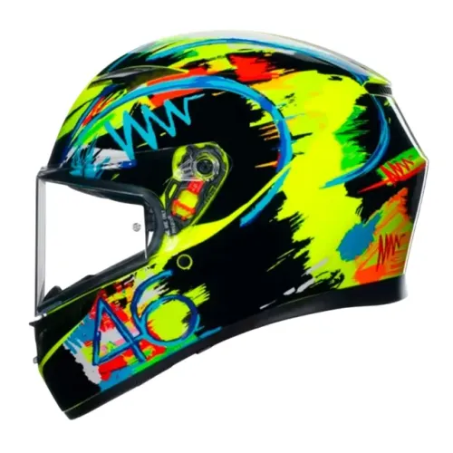 Capacete AGV K3 Rossi Winter Test 2019