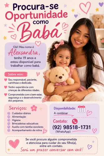 Trabalho como babá 