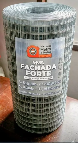 Rolo Tela Galvanizada Reforçada
