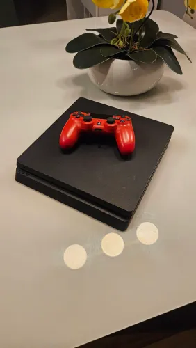 Console PS4 Slim 500GB + 1 Controle DualShock 4 Vermelho + Jogo Spider-Man