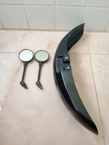 kit para honda CG Titan ou Fan - paralama e retrovisor de guidão