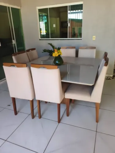 Mesa de jantar 8 lugares