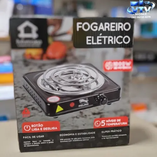 Fogão Elétrico 1 Boca Ajustavel + Entrega Grátis