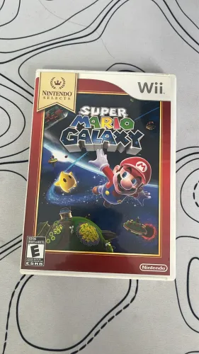 Jogo Super Mário Galaxy nintendo wii