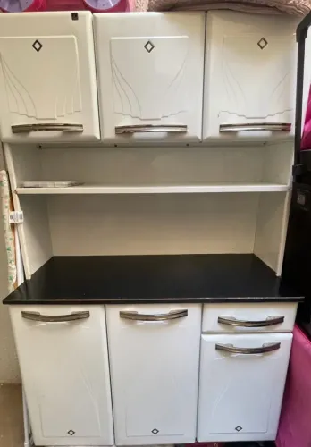 Armário de cozinha branco 