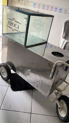 Carrinho de pipoca novo