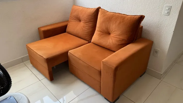 Sofá retrátil 2 lugares