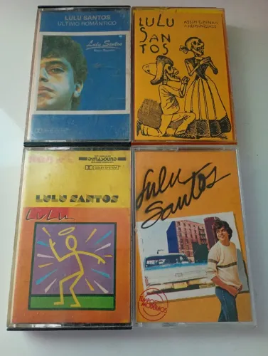 FITAS CASSETES DE LULU SANTOS 