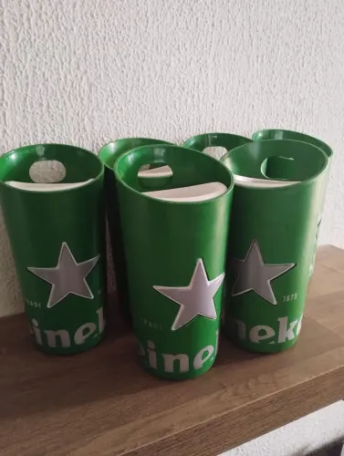 Lote 6 Porta cerveja Heineken