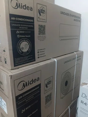 Ar midea 9.000Btus quente e frio conecta com Wi-Fi, Zero na caixa com NF