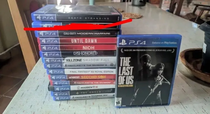 Lote de jogos de ps4