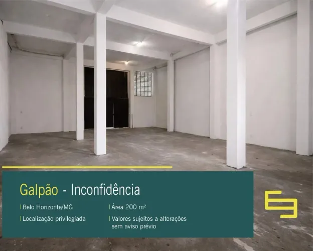 Galpão comercial para alugar em BH