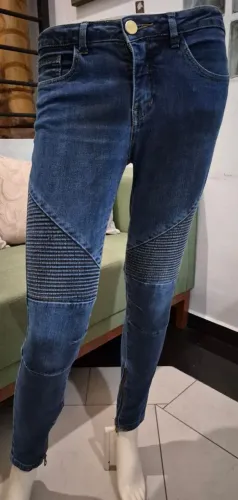Calça Jeans Animale Biker Skinny Azul - Tam 38